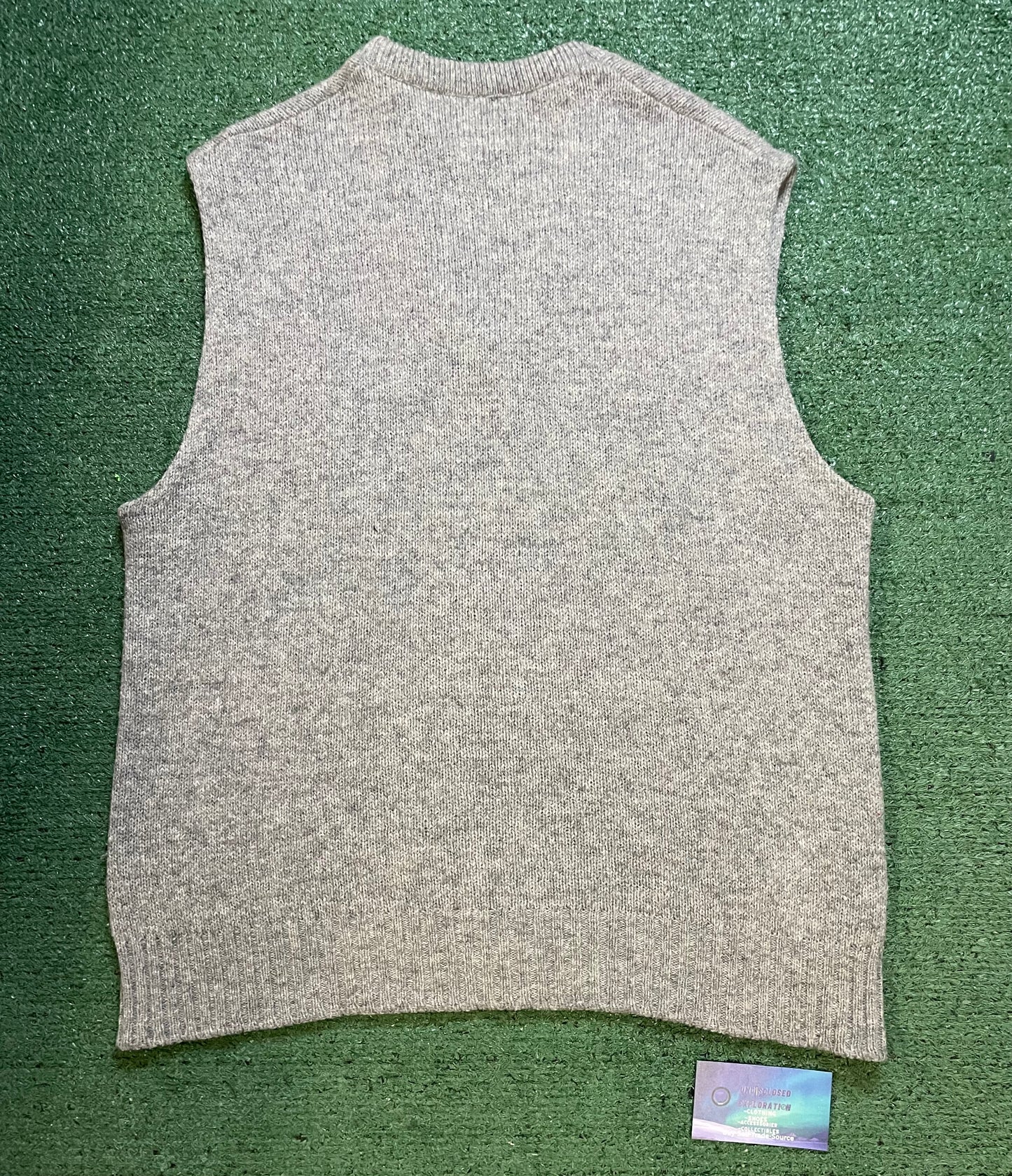 Vintage 1970 Jantzen wool sweater grey vest