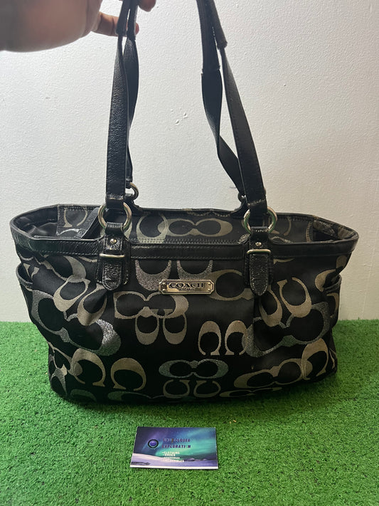 Coach Siganture gallery tote bag