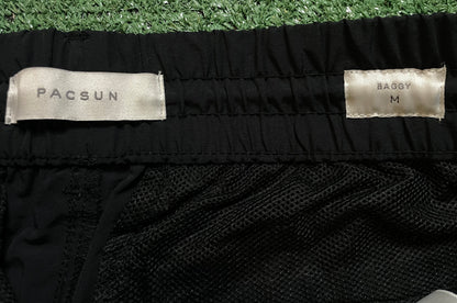 Pacsun black and white track pants