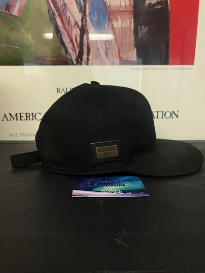 Dolce & Gabbana plaque black hat