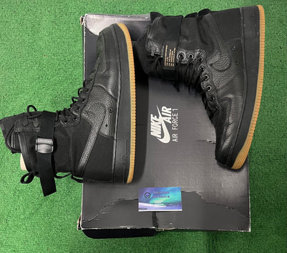 Nike SF Air Force 1 Black gum size 12men/13.5women