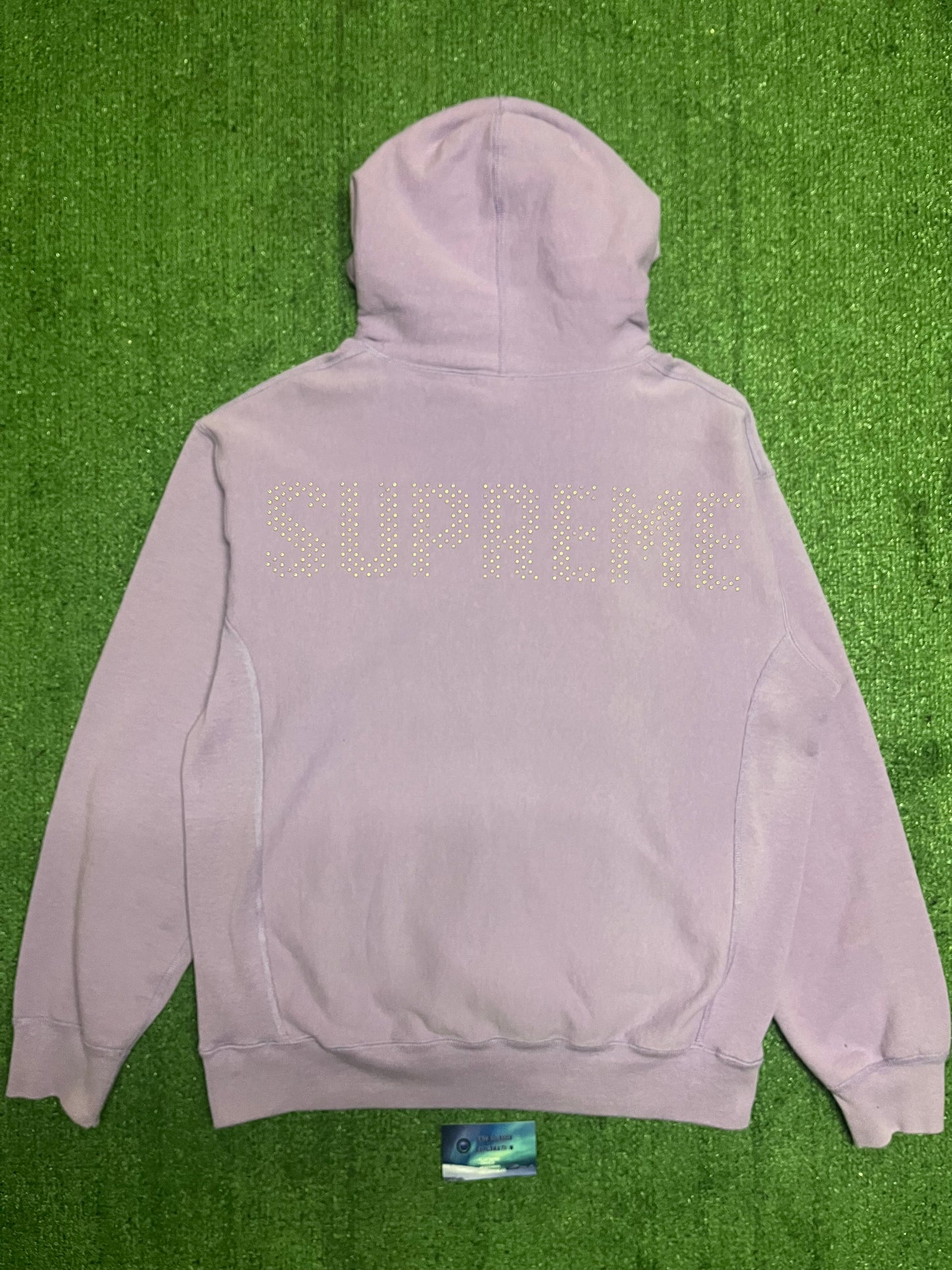 Supreme Studded violet hoodie