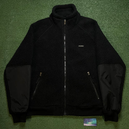 Filson black Sherpa fleece jacket