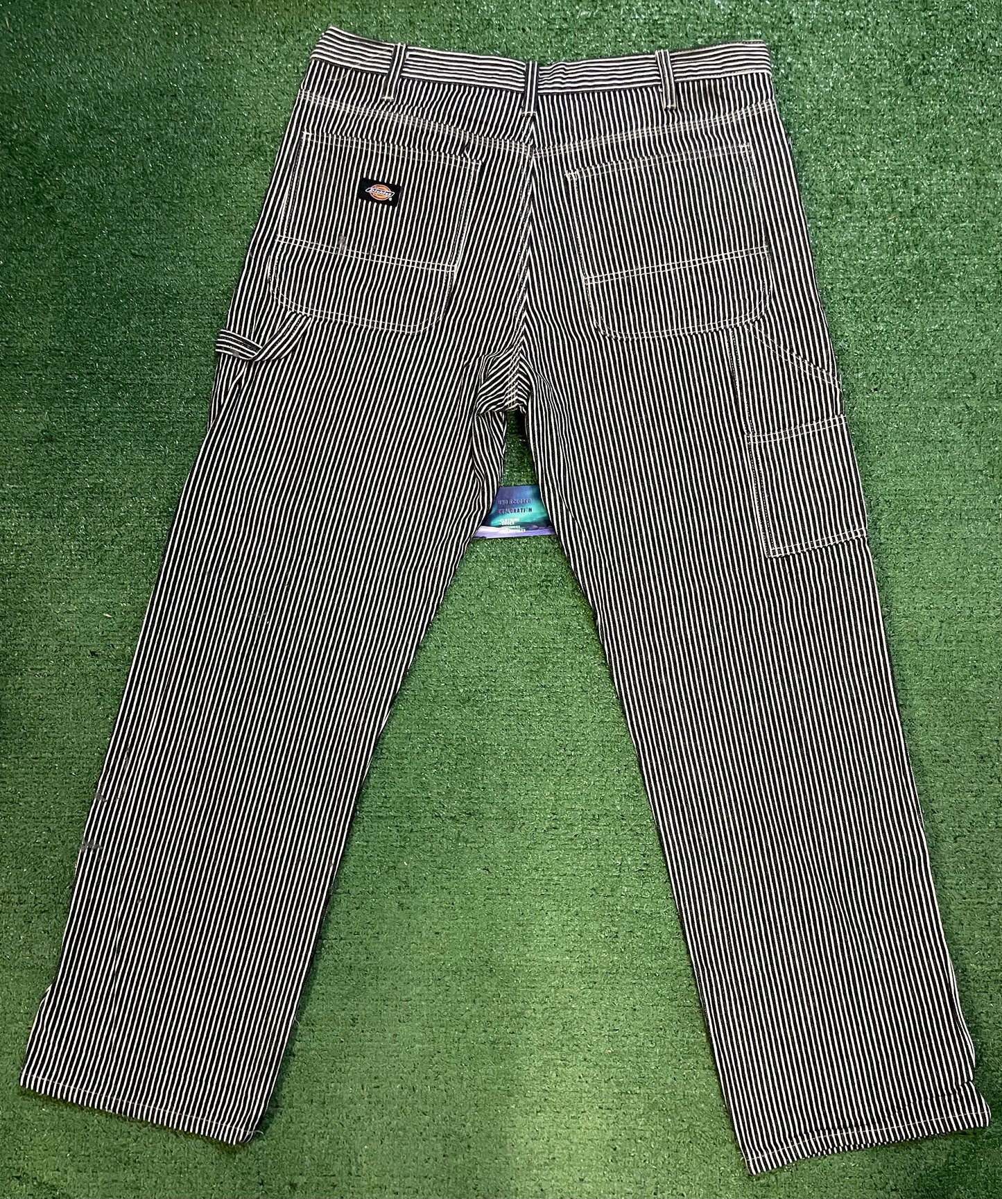 Vintage Dickies striped carpenter pants