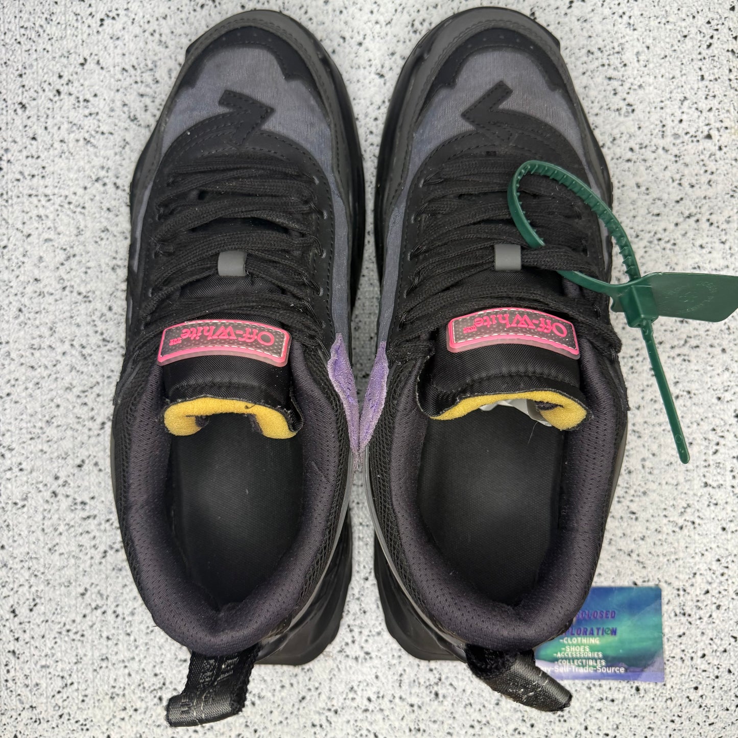 Off-White ODSY-1000 Black 12 Men/45 EU “Preowned”