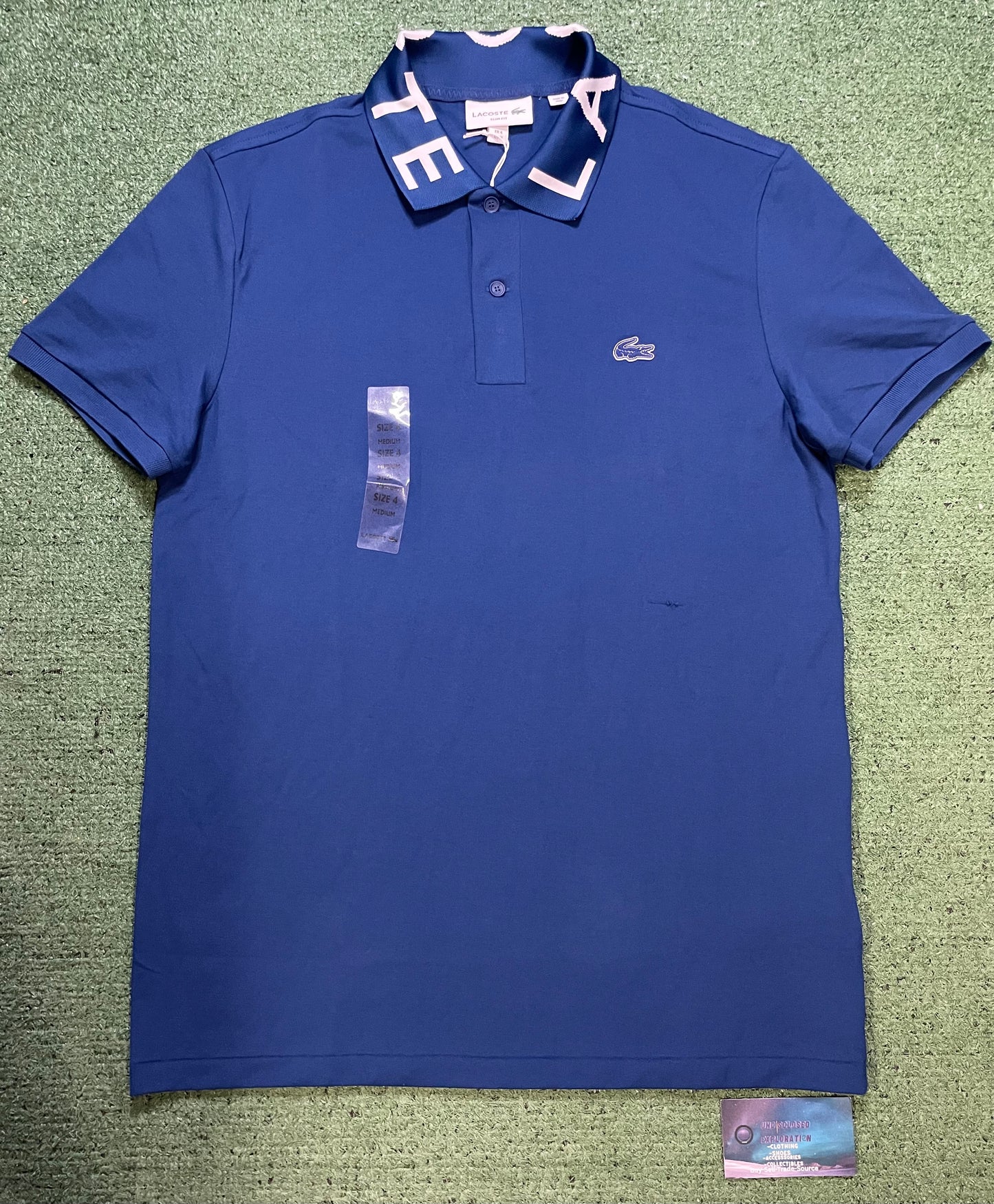 Lacoste royal blue movement polo