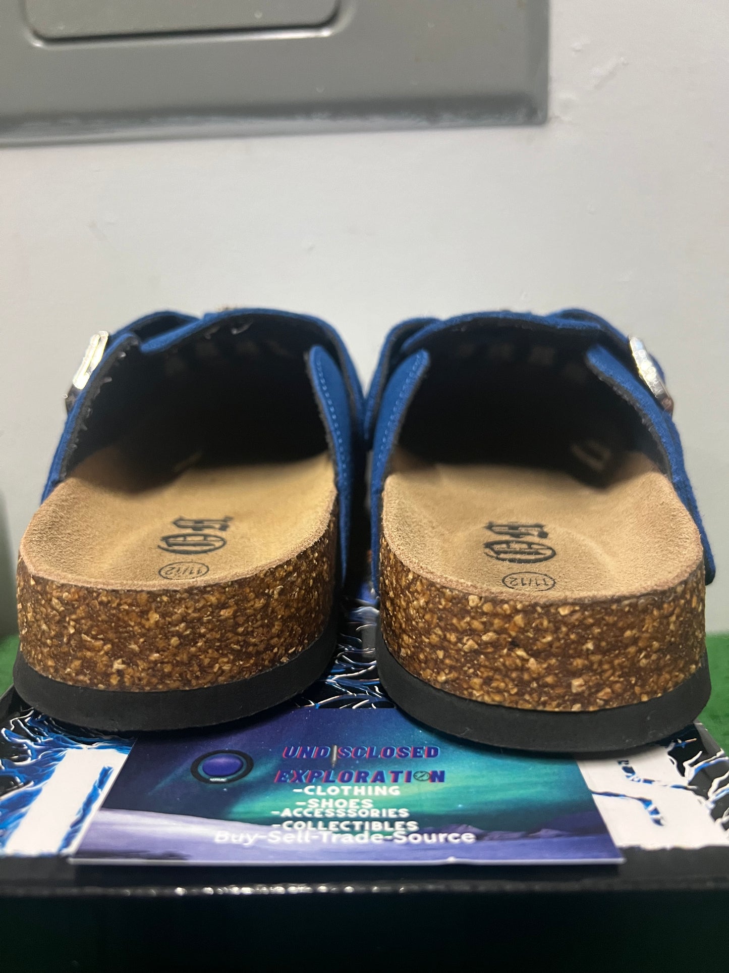 OMNEWYORK Octavious marks sub zero blue clogs size 11men/12.5women