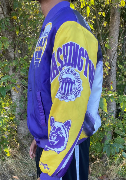 Vintage Washington Huskies Chalk Line Jacket