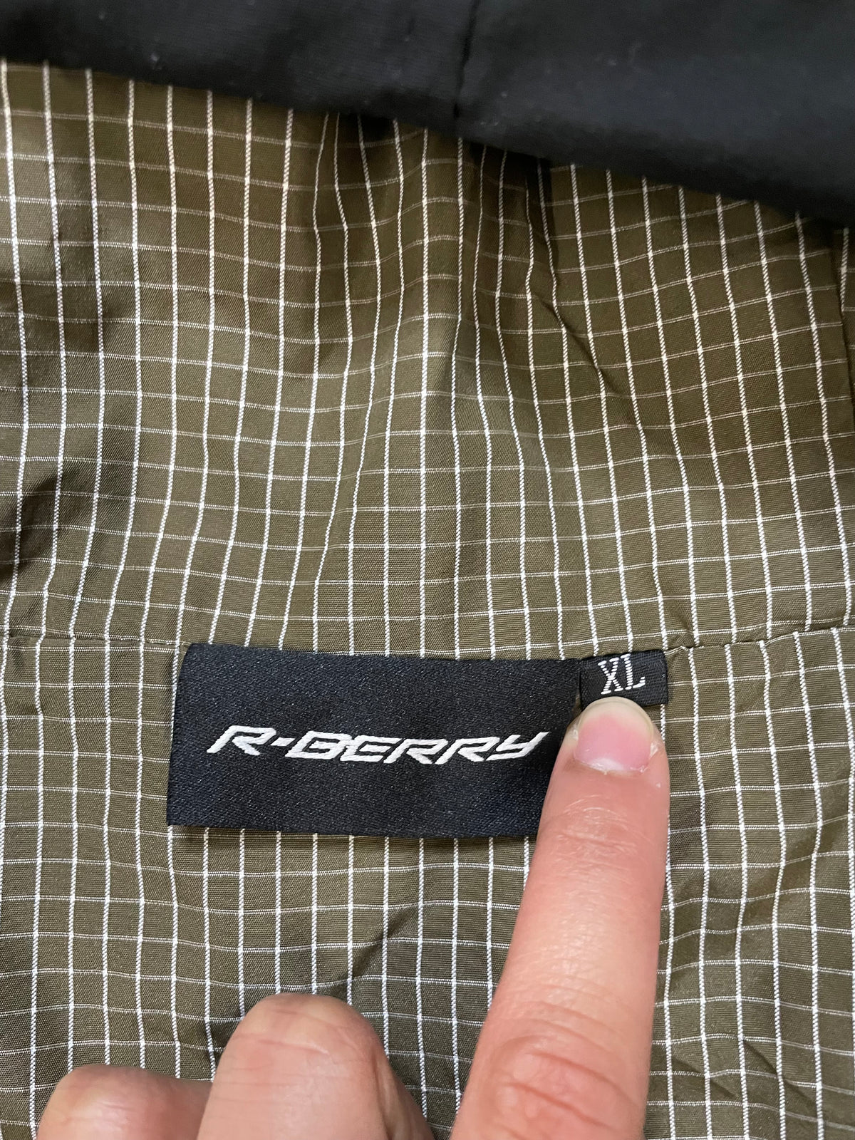 GV Gallery raspberry hills brown Glenci Plaid Windbreaker Jacket