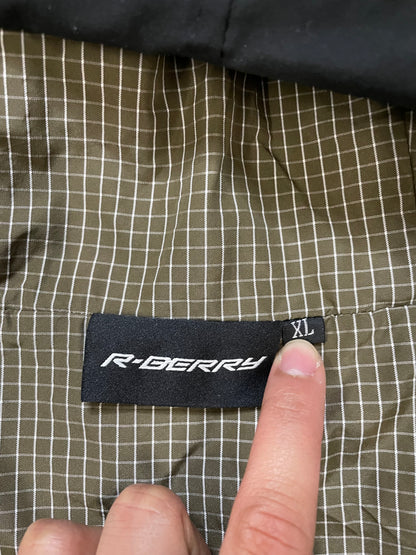 GV Gallery raspberry hills brown Glenci Plaid Windbreaker Jacket