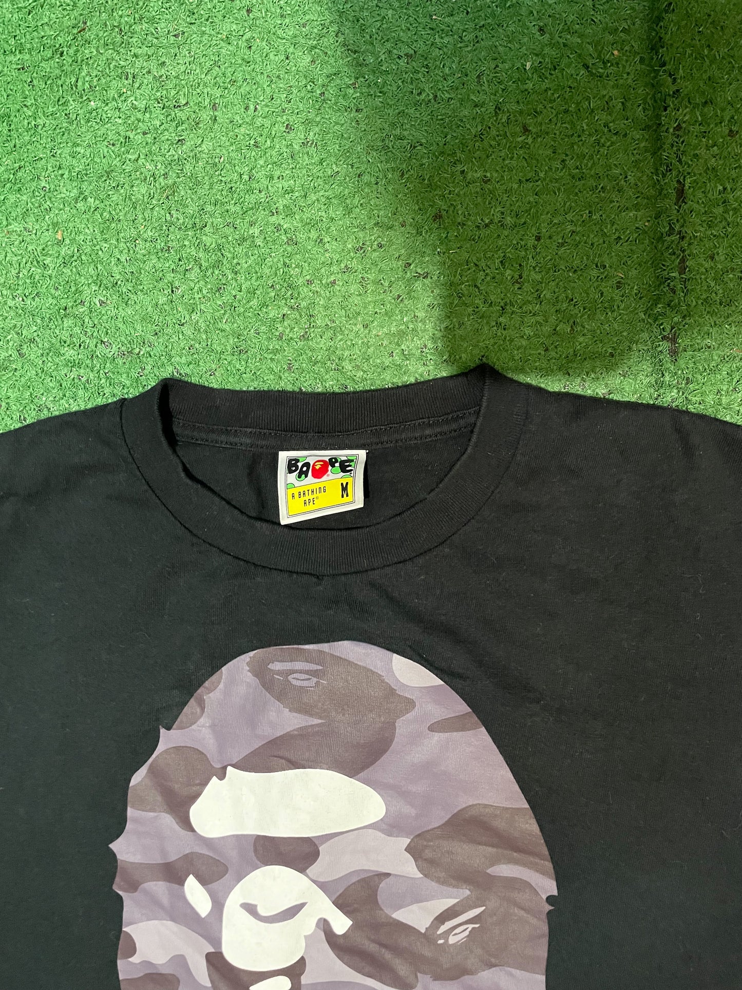 Bape by bathing ape grey camo tee