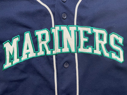 Vintage 1990s Seattle Mariners navy and blue jersey