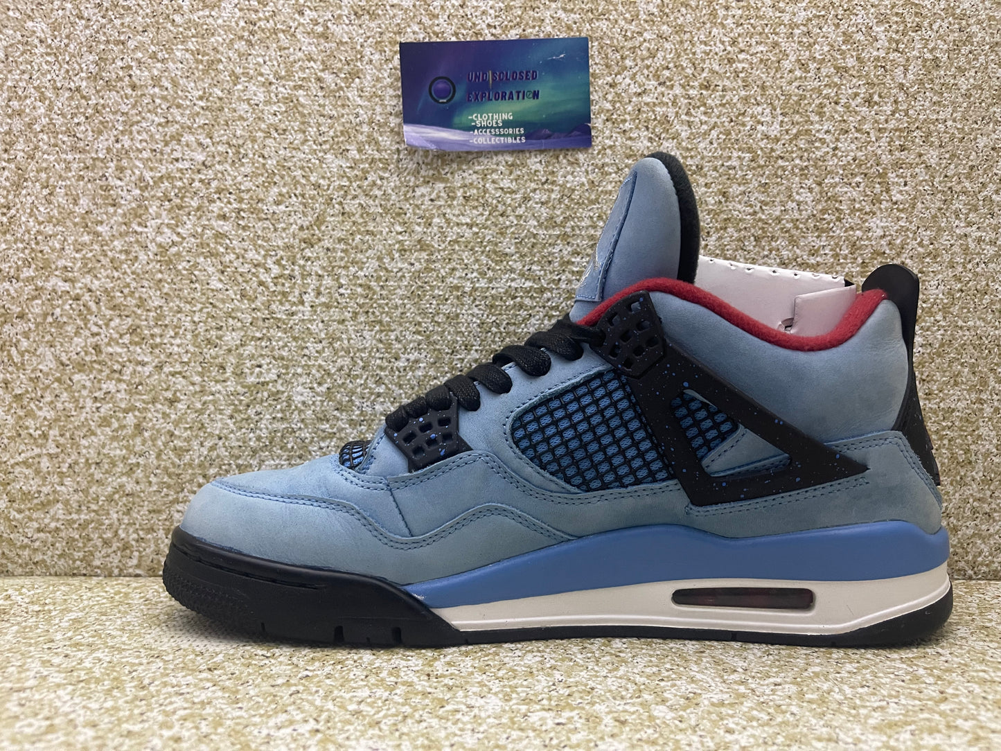 Jordan 4 Travis Scott Cactus Jack 10 Men/11.5 Women “Preowned”