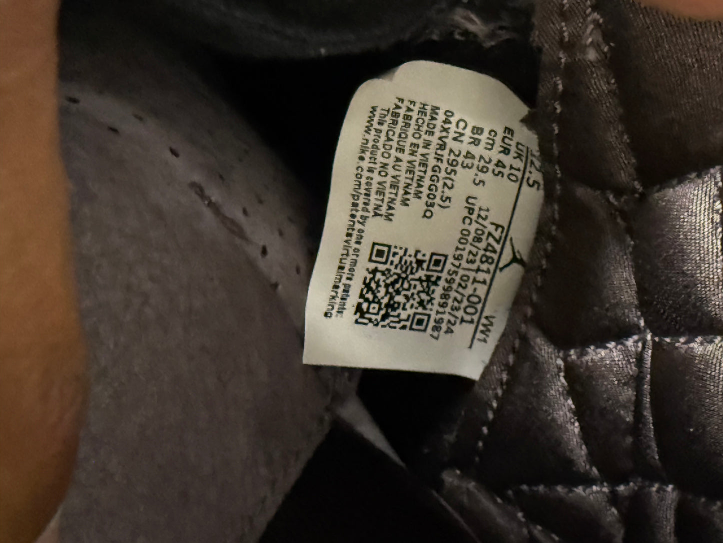 Jordan 3 A Ma Maniere While You Were Sleeping 11 Men/12.5 Women “Preowned”
