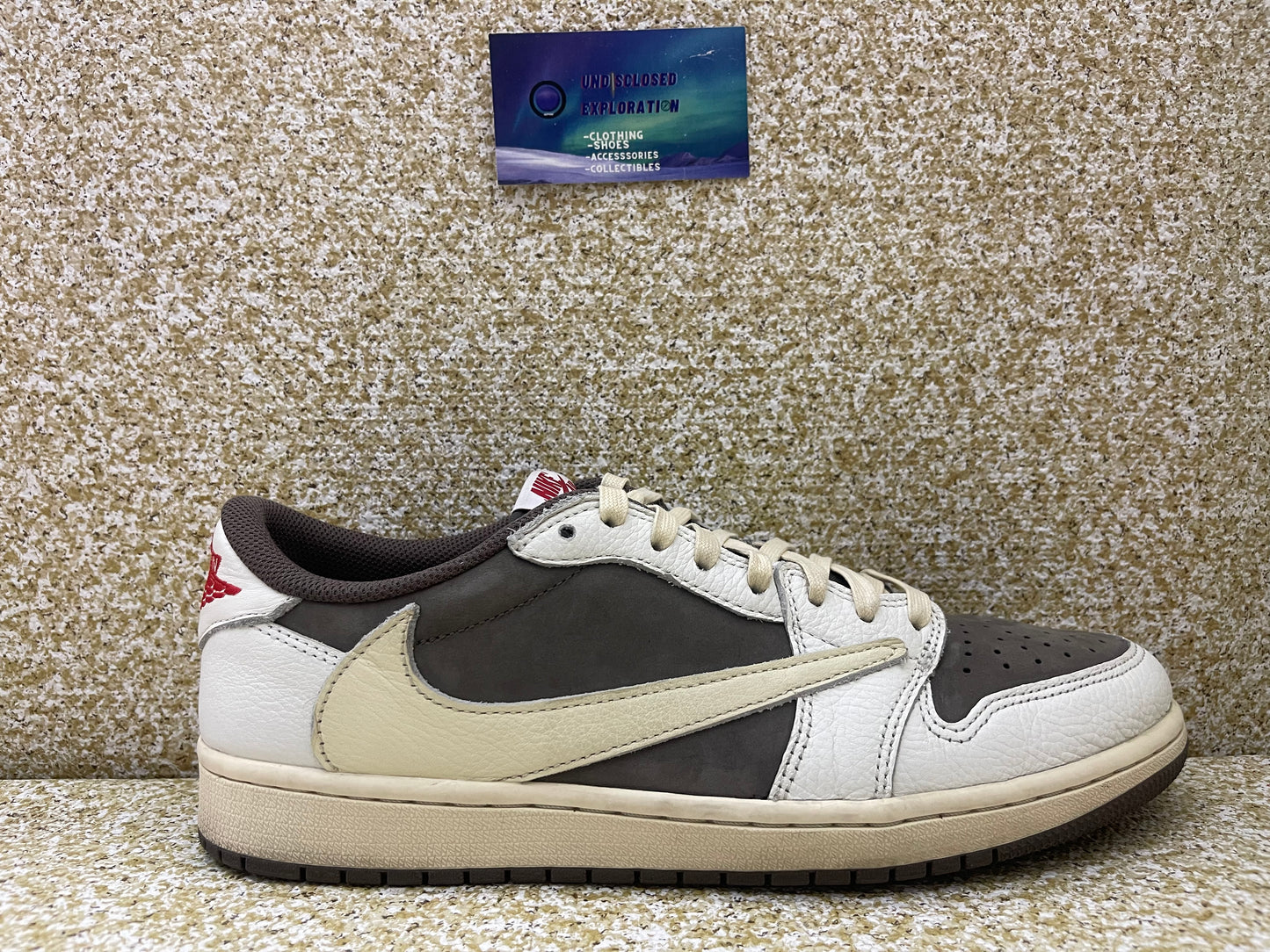 Jordan 1 Low Travis Scott Reverse Mocha “Preowned” Size 10.5 Men