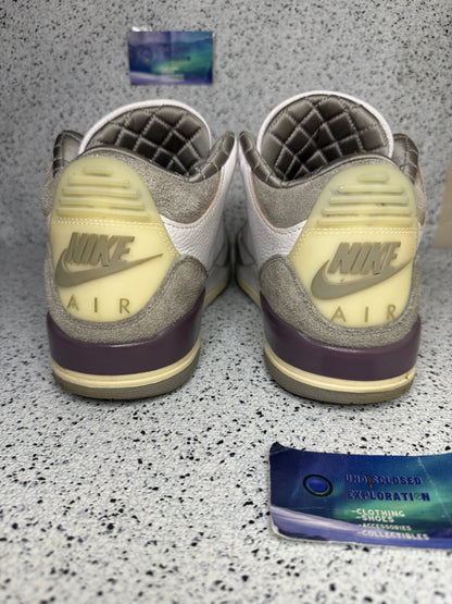 Jordan 3 A Ma Maniere 10 Men/11.5 Women “Preowned”