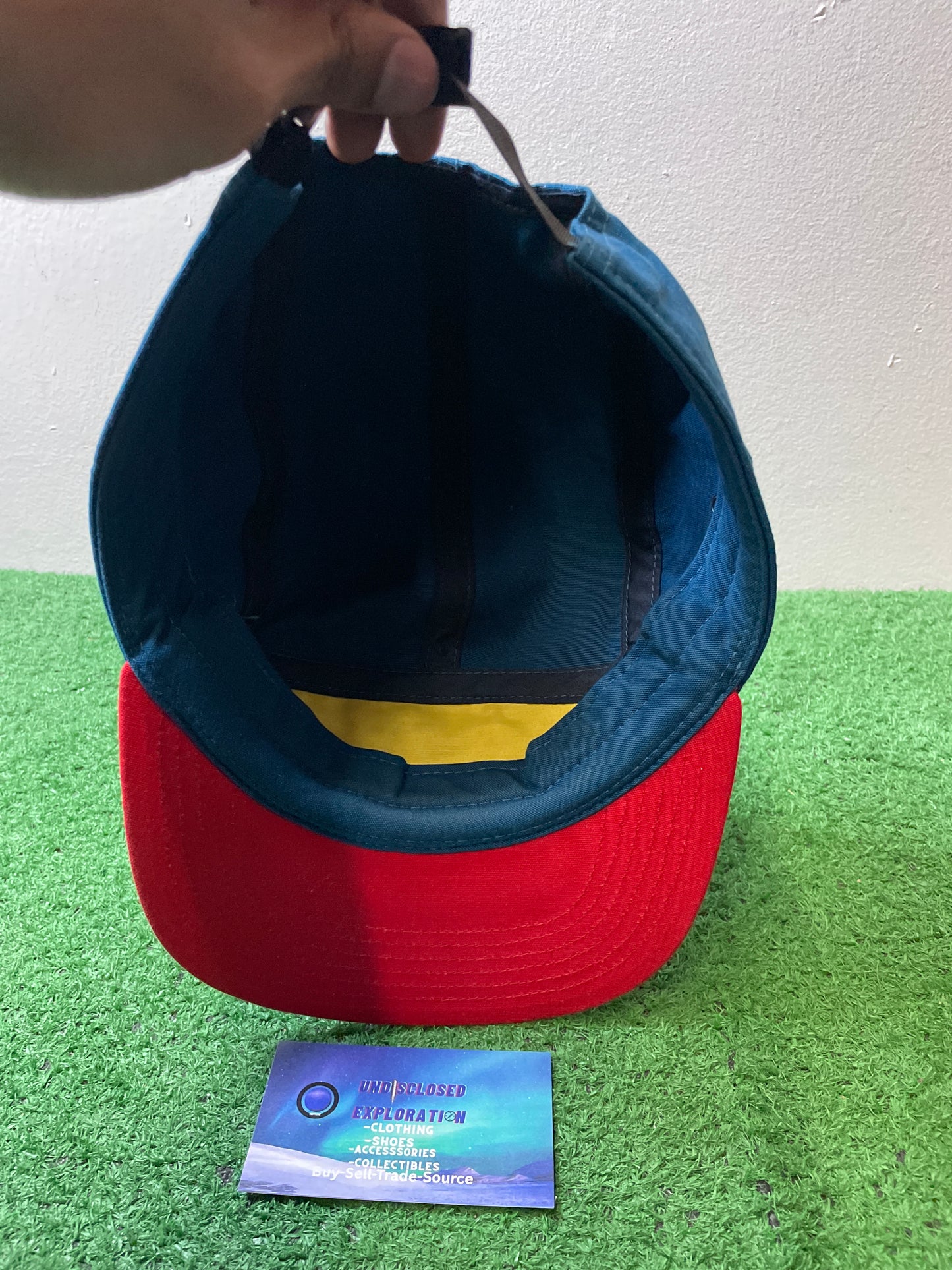 Vintage Patagonia mountain logo trade smith 5 panel Hat