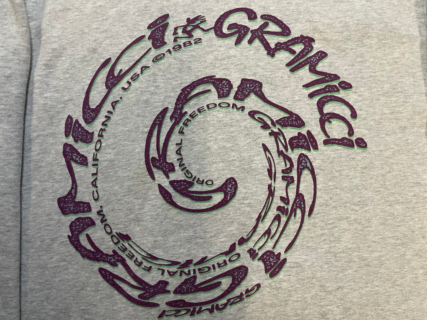 Gramicci Swirl grey Hoodie