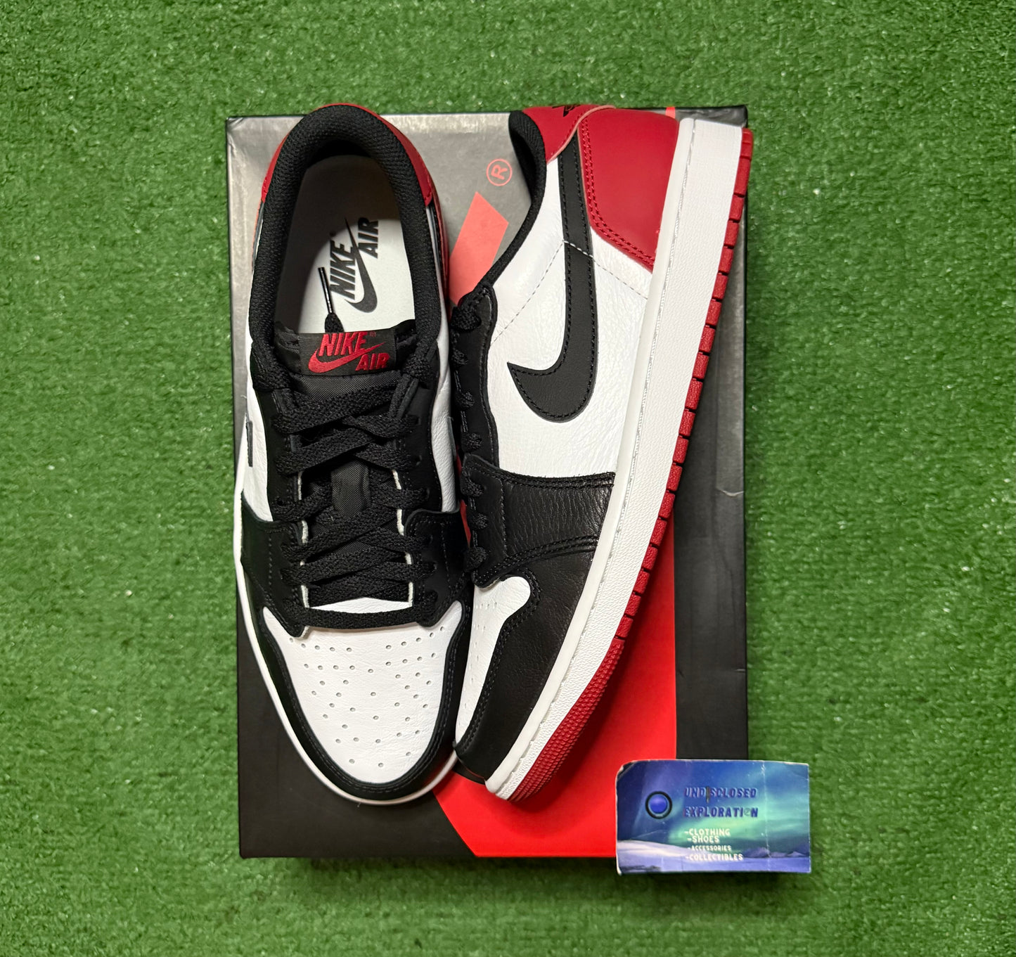 Jordan 1 Low Black Toe