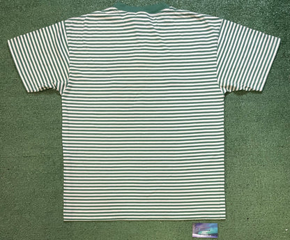 Vintage 1990s Mickey Mouse striped embroidered tee