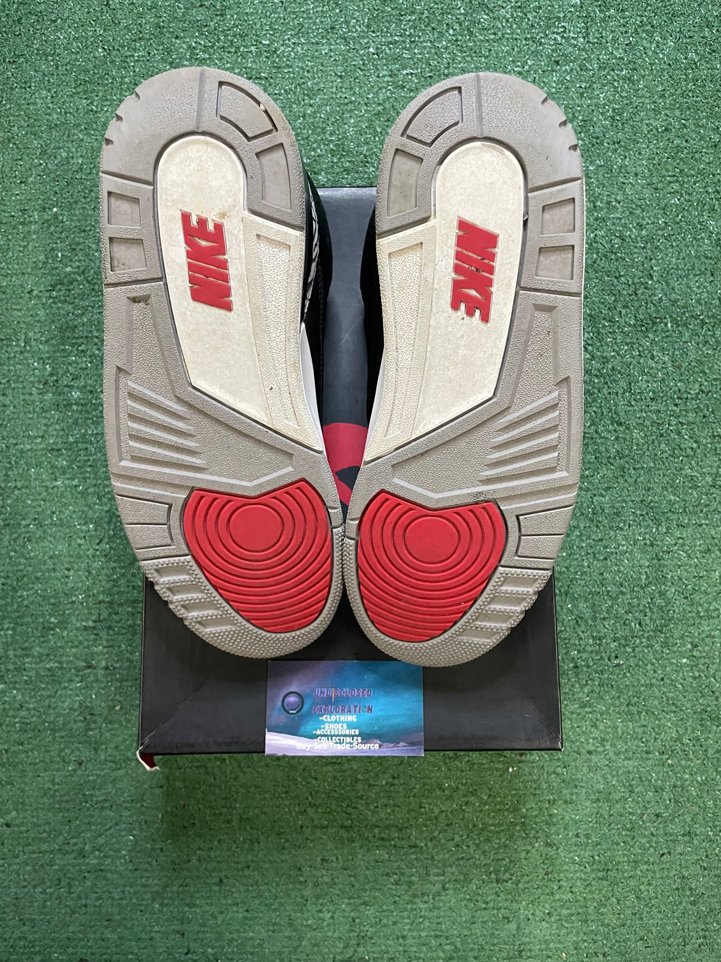 Air Jordan 3 black cement 2018 size 8.5men/10women