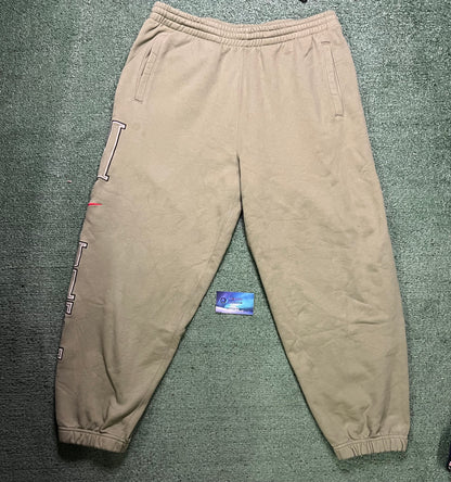 Supreme X Nike olive green sweatpants