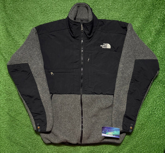 Vintage North Face Denali Black Grey