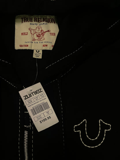 True Religion Big T zip up hoodie