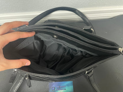 Giani Bernini black leather bag