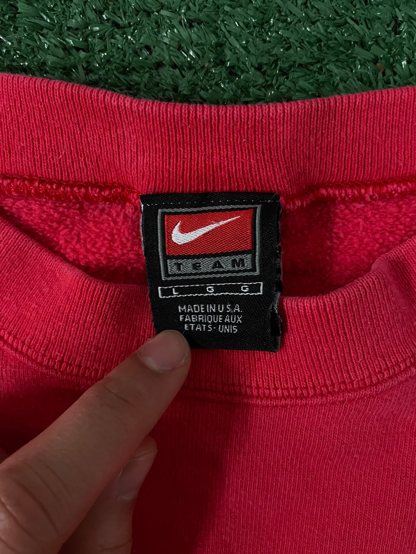 Vintage 1990s Ohio State OSU Nike center swoosh crewneck