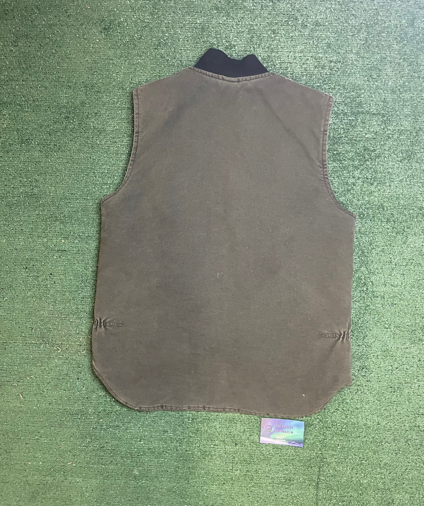 Vintage Carhartt moss green vest V02MOS