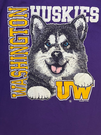 Vintage 1990s university of Washington Huskies tee