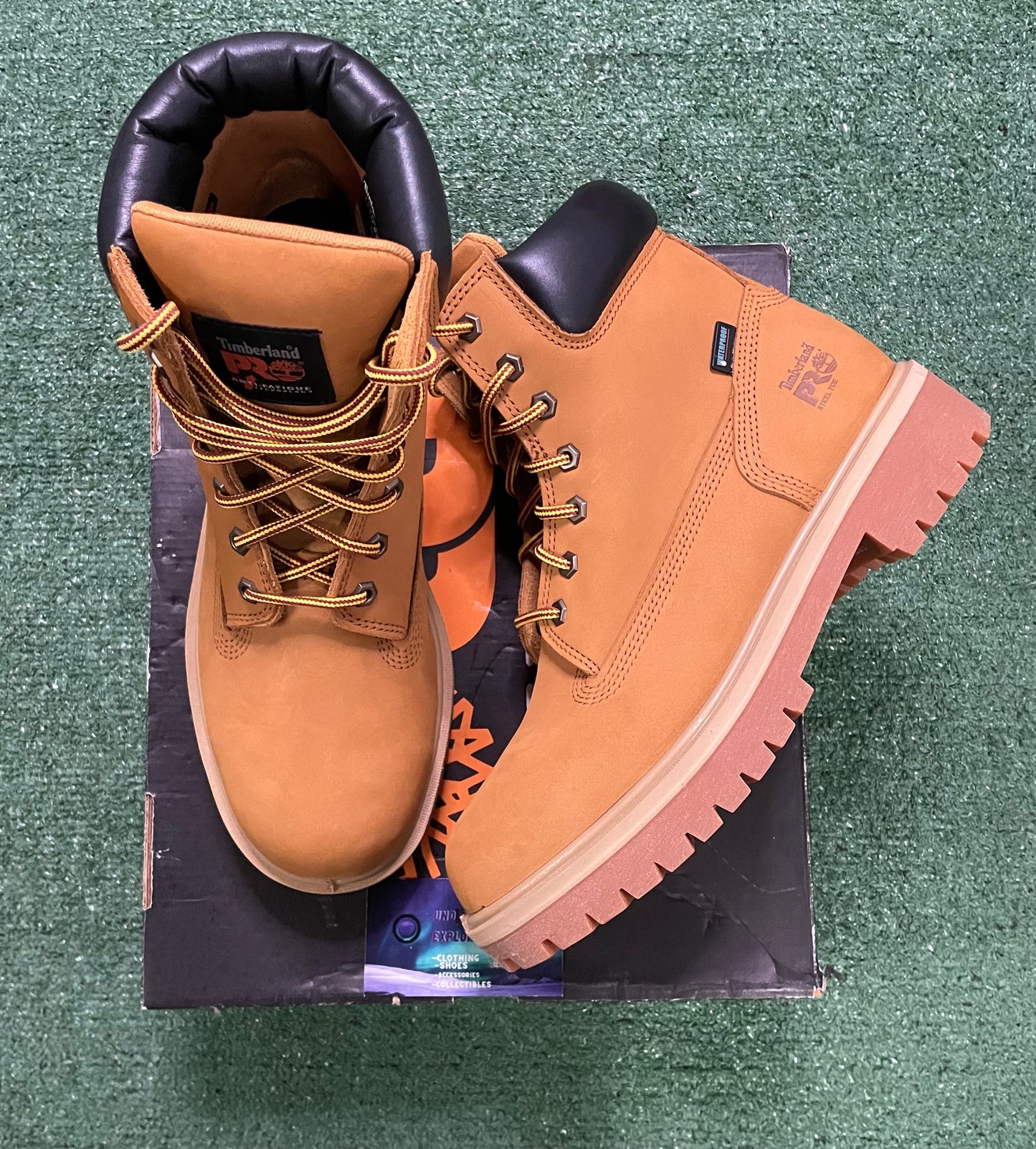 Timberland pro  6 inch wheat steel toe waterproof boot