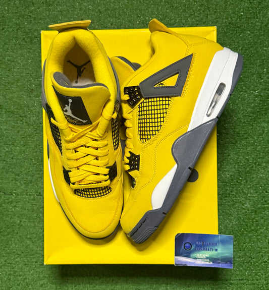 Jordan 4 Lightning 11.5 Men/13 Women “Preowned”