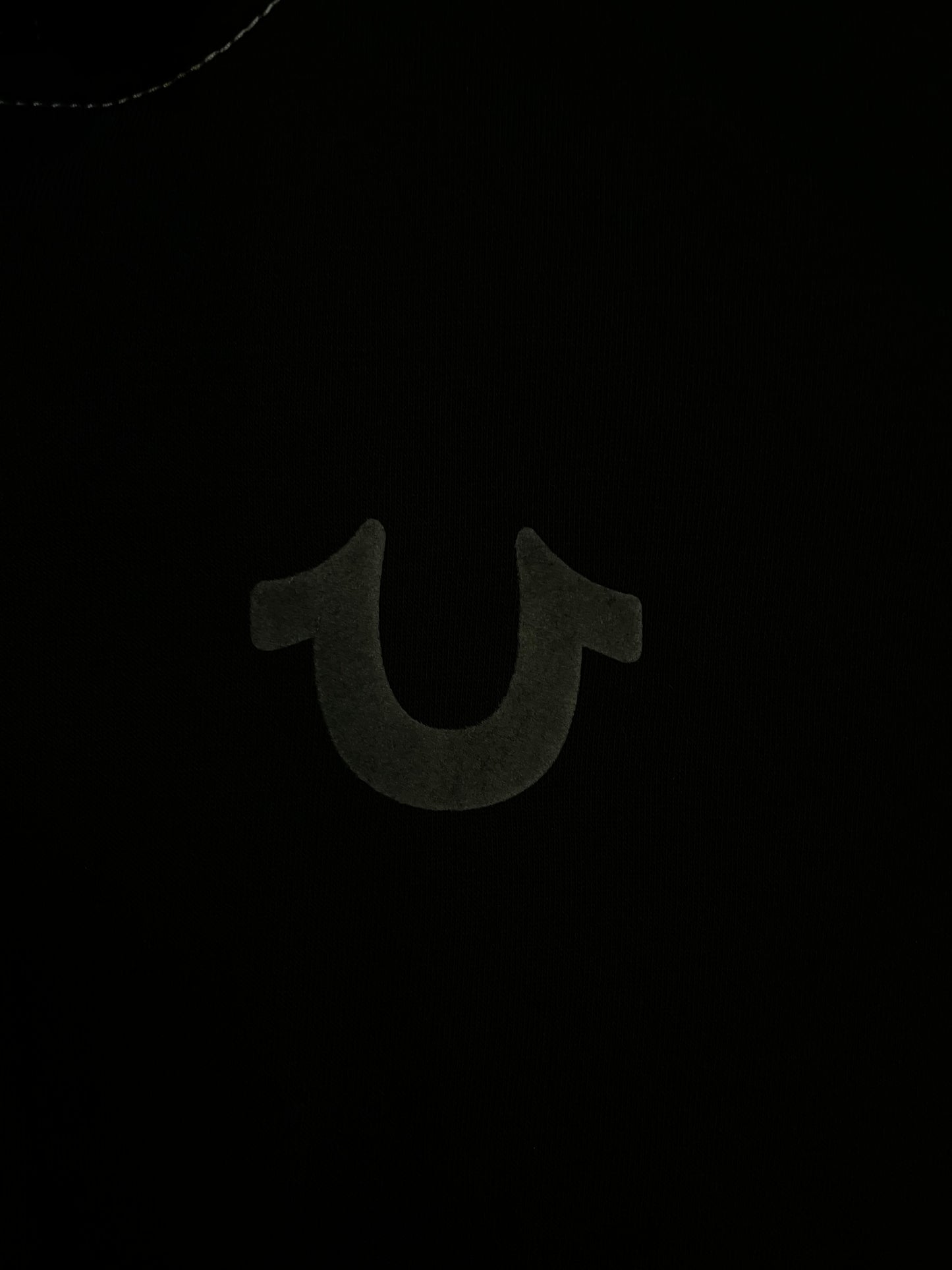 True Religion Buddha black zip up hoodie