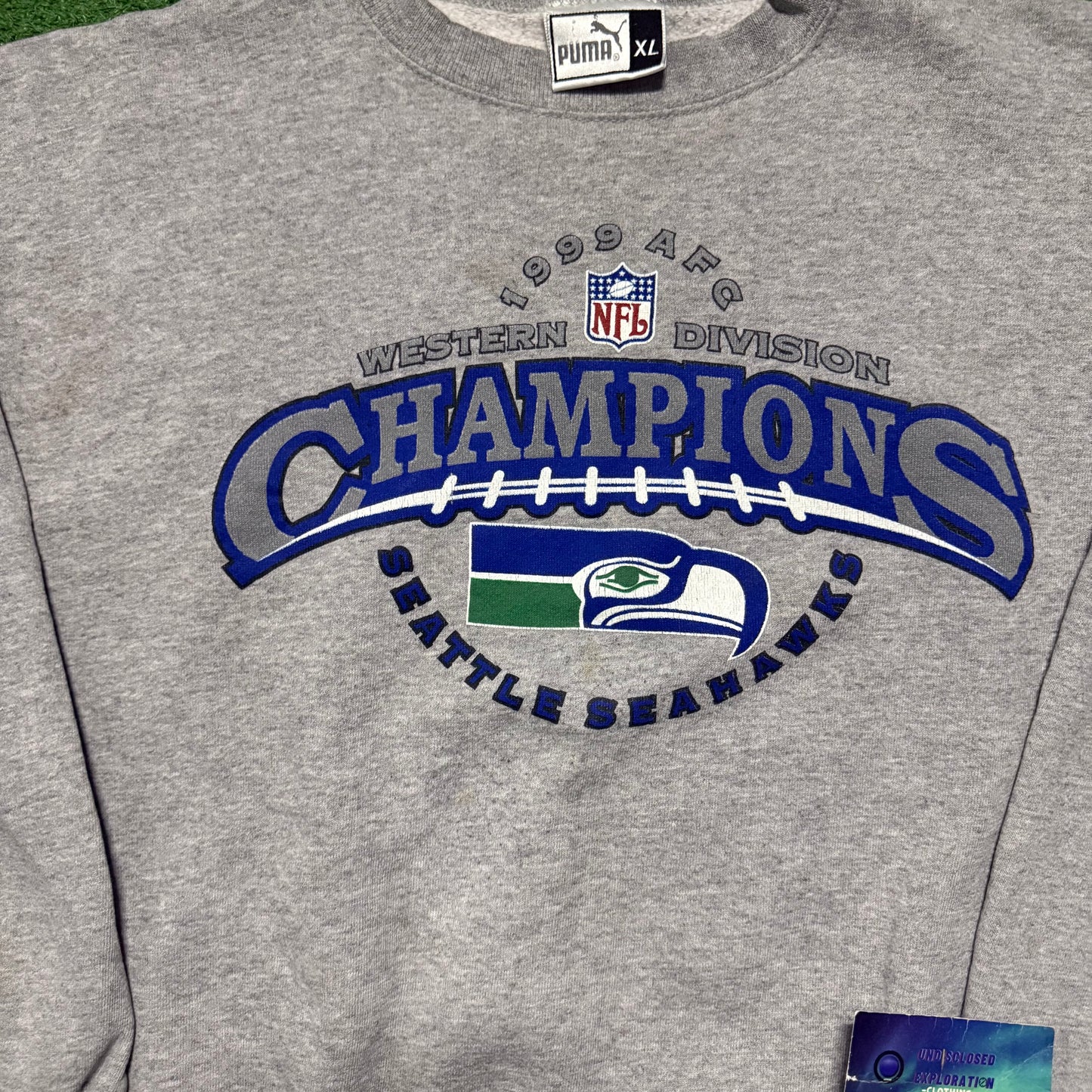 Vintage Seattle Seahawks 1999 Western Division Champs