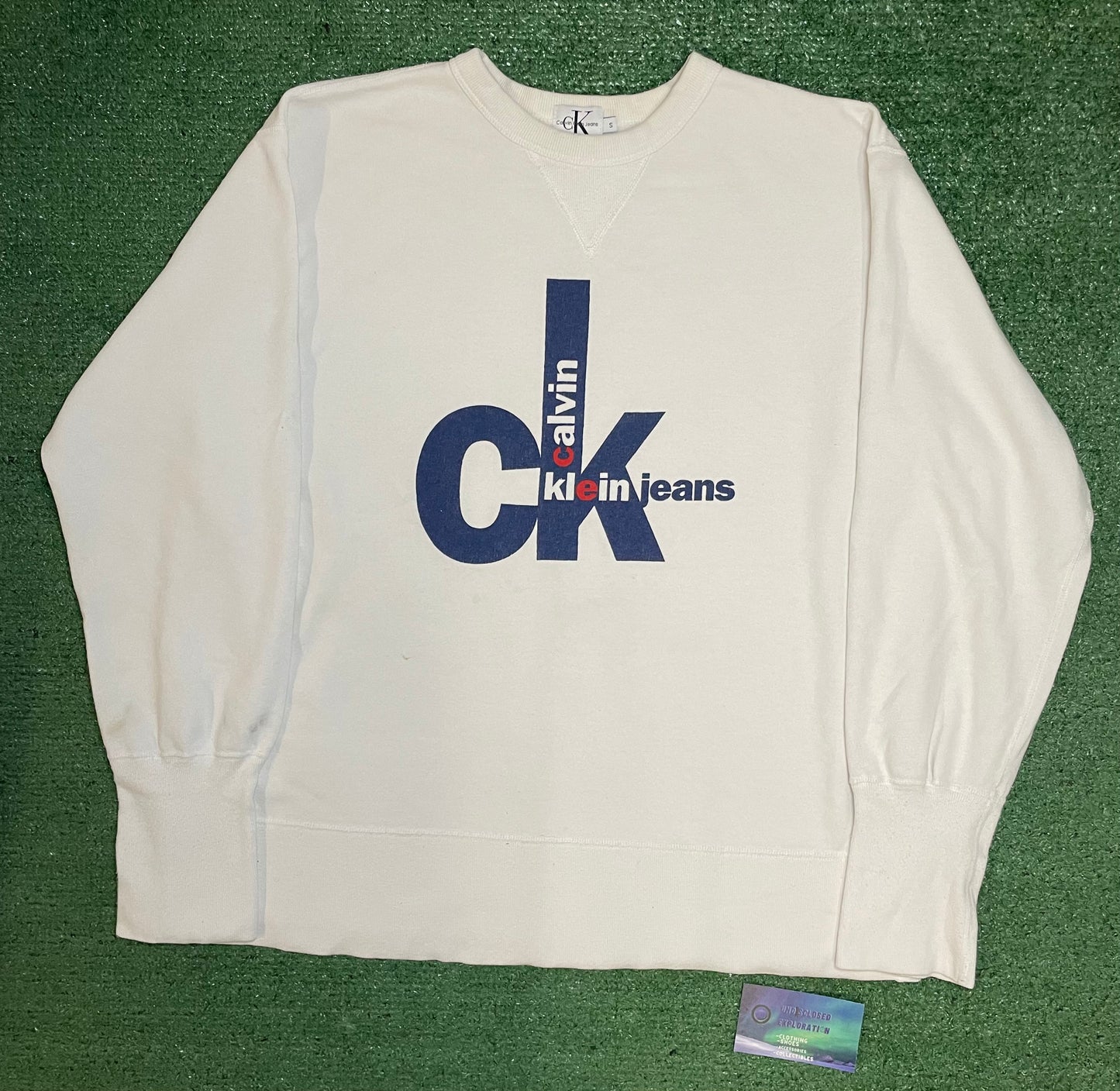 Vintage 1990s Calvin Klein jeans crewneck