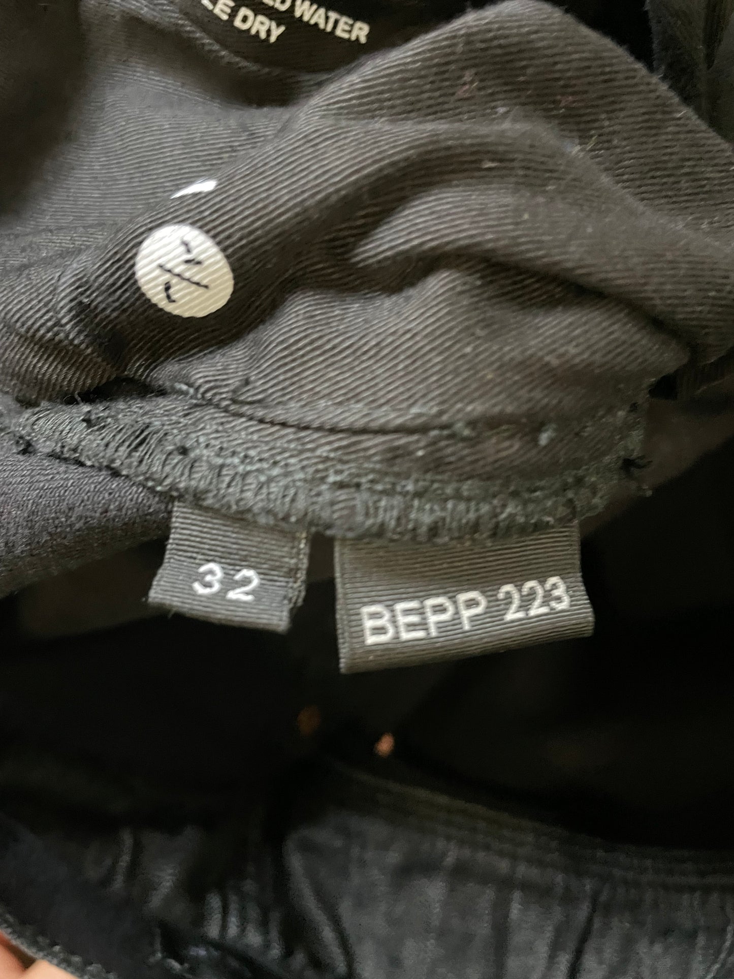 Purple brand punch p black denim jeans