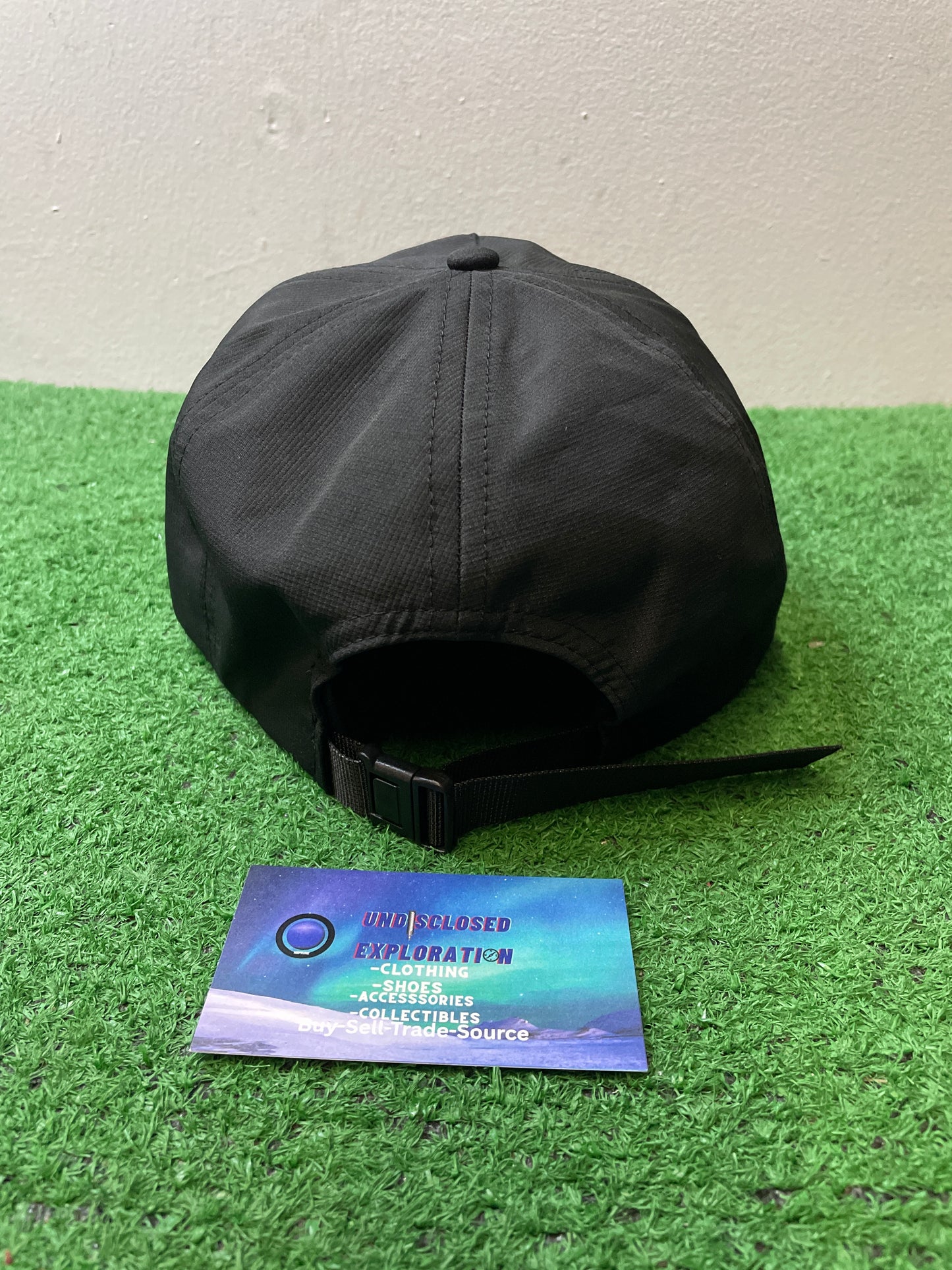 Black basic blank hat