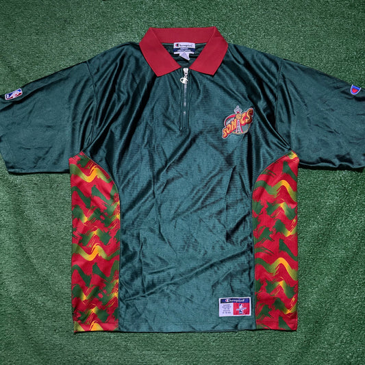 Vintage Seattle SuperSonics Shooting Shirt