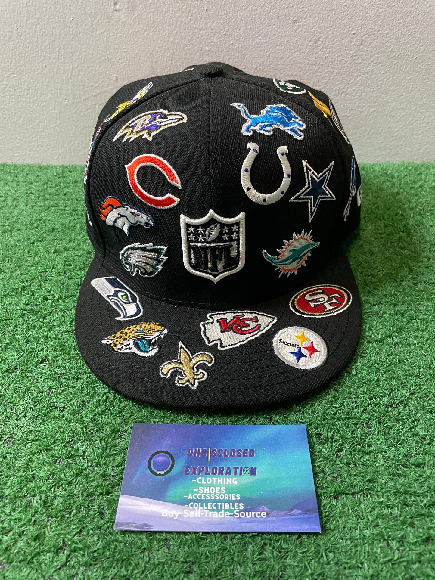 NFL all over patch fitted hat