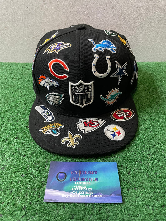 NFL all over patch fitted hat