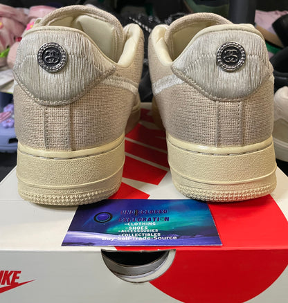 Nike Air Force 1 Low Stussy fossil size 10men/11.5women