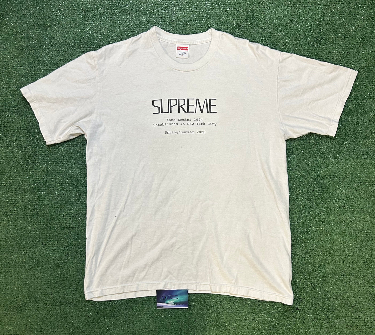 Supreme Anno Domini white tee