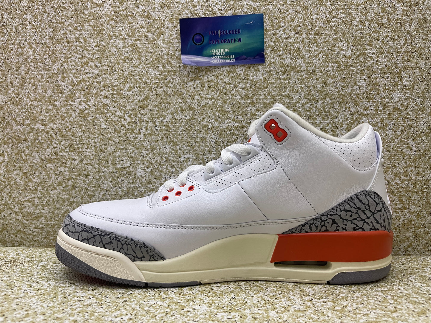 Jordan 3 Georgia Peach 10 Men/11.5 Women “Preowned”