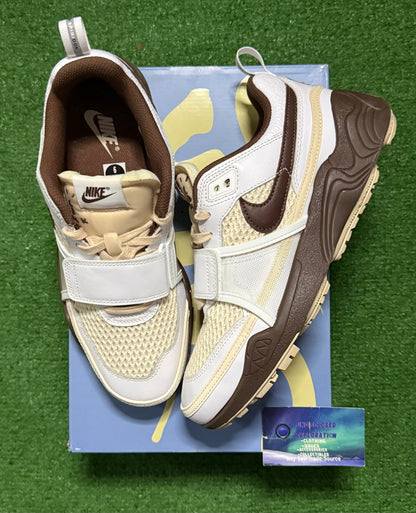 Nike Zoom Field Jaxx Travis Scott Light Chocolate 9 Men/10.5 Women “Preowned”