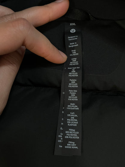 Lululemon wunder puff  black jacket