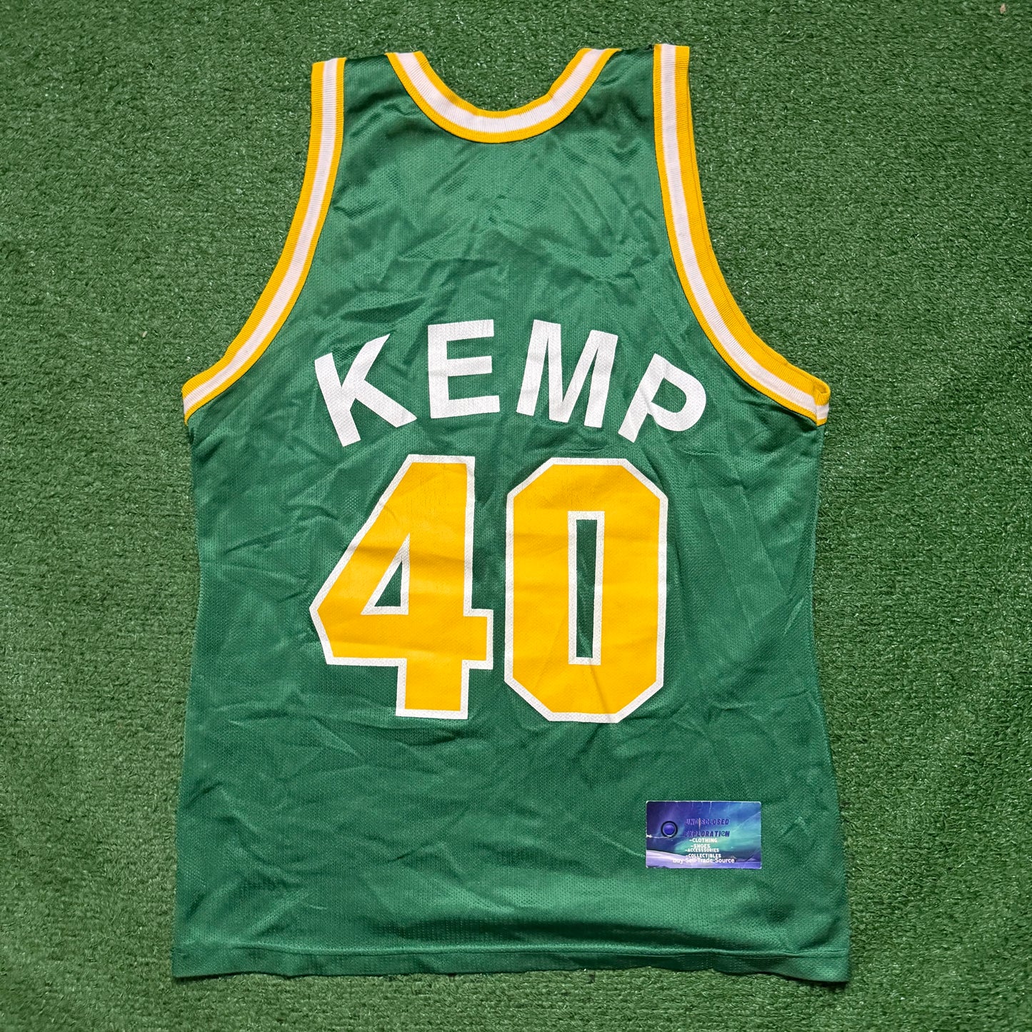 Vintage Shawn Kemp Seattle SuperSonics Champion Jersey