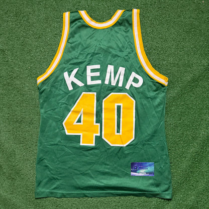 Vintage Shawn Kemp Seattle SuperSonics Champion Jersey