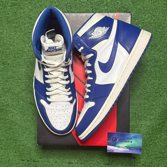 Jordan 1 High Sport Blue Promo Sample 11 Men/12.5 Women “Preowned”